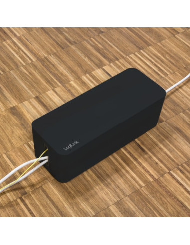 Logilink Kab0077 Organizator Na Kable Uniwersalne Skrzynka Kablowa Czarny 3 Szt.