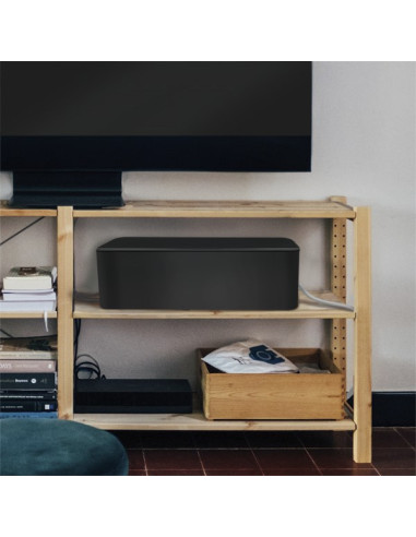 Logilink Kab0077 Organizator Na Kable Uniwersalne Skrzynka Kablowa Czarny 3 Szt.