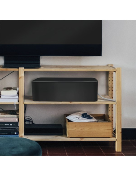 Logilink Kab0077 Organizator Na Kable Uniwersalne Skrzynka Kablowa Czarny 3 Szt.
