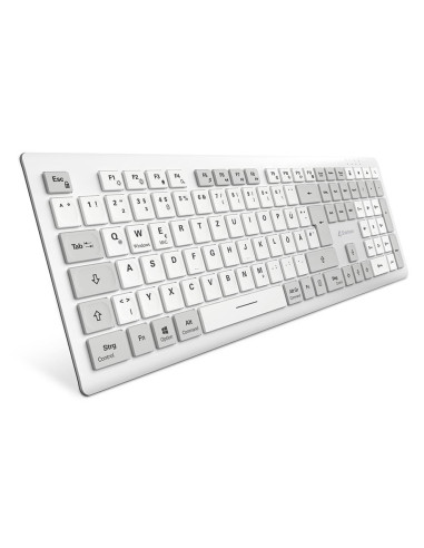 Sharkoon Officepal K30W Wh Klawiatura Dom/Biuro Usb Qwertz Niemiecki Biały