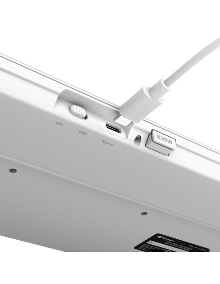 Sharkoon Officepal K30W Wh Klawiatura Dom/Biuro Usb Qwertz Niemiecki Biały
