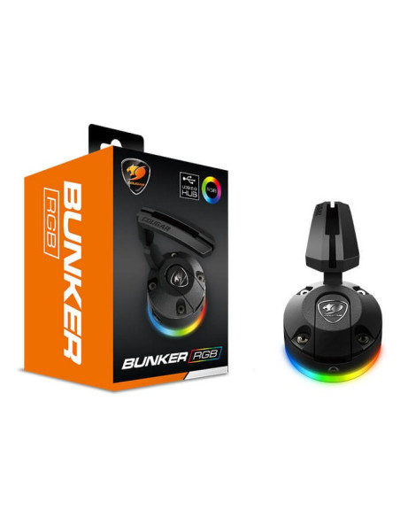 Cougar Cgr-Xxnb-Hs1Rgb Uchwyt Pasywny Zestaw Słuchawkowy Czarny