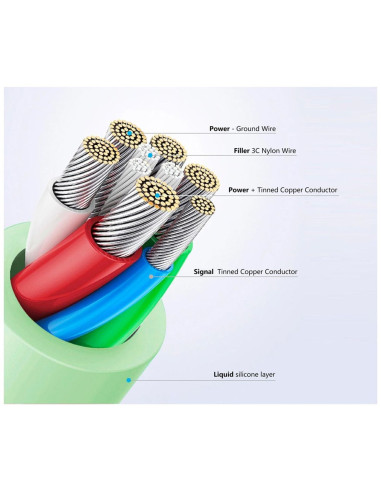 Fixed Fixdls-Cl12-Wh Kabel Lightning 1,2 M Biały