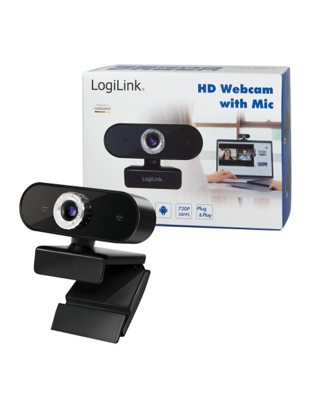 Logilink Ua0368 Kamera Internetowa 1280 X 720 Px Usb 2.0 Czarny