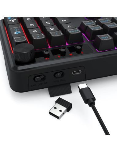 Redragon K526Bb-Wl Klawiatura Czarny