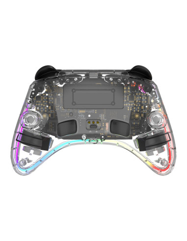 Deltaco Gaming Gam-198-T Kontroler Gier Przezroczysty Bluetooth/Usb Gamepad Nintendo Switch, Nintendo Switch 2, Nintendo Switch 