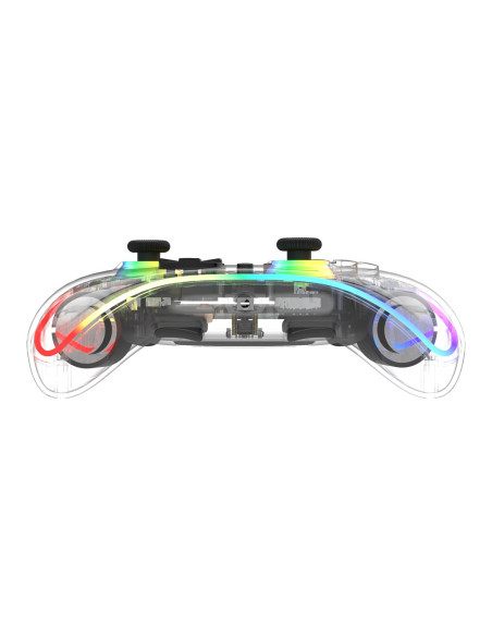 Deltaco Gaming Gam-198-T Kontroler Gier Przezroczysty Bluetooth/Usb Gamepad Nintendo Switch, Nintendo Switch 2, Nintendo Switch 