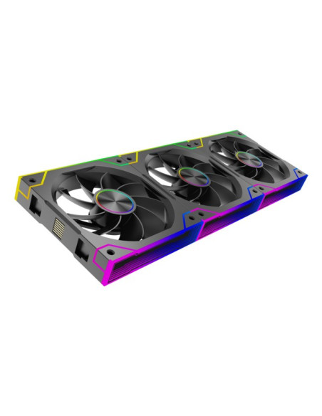 Xilence Gaming Series Xpf360R.argb Obudowa Komputera Wentylator 12 Cm Czarny 3 Szt.