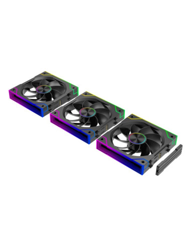 Xilence Gaming Series Xpf360R.argb Obudowa Komputera Wentylator 12 Cm Czarny 3 Szt.