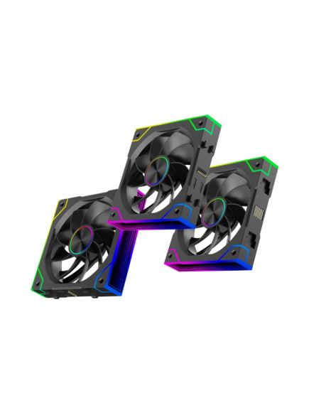 Xilence Gaming Series Xpf360R.argb Obudowa Komputera Wentylator 12 Cm Czarny 3 Szt.