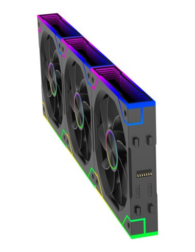 Xilence Gaming Series Xpf360R.argb Obudowa Komputera Wentylator 12 Cm Czarny 3 Szt.