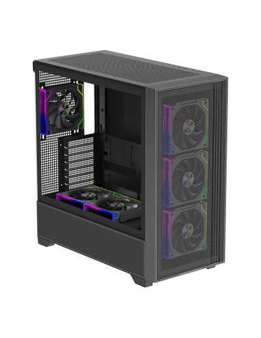 Xilence Gaming Series Xpf360R.argb Obudowa Komputera Wentylator 12 Cm Czarny 3 Szt.