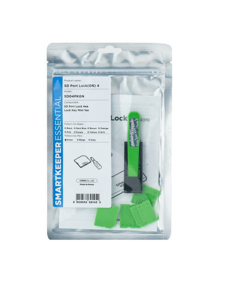 Smartkeeper Sd04Pkgn Bloker Portów Blokada Portu Sd Card Zielony Plastik 1 Szt.