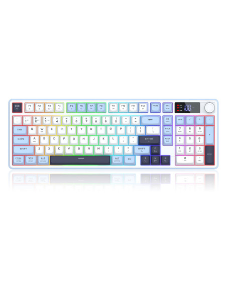 Redragon Aria K527Wbl-Pro Klawiatura Biały