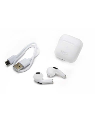 Xoro Khb 30 Zestaw Słuchawkowy True Wireless Stereo (Tws) Douszny Połączenia/Muzyka/Sport/Codzienność Bluetooth Biały