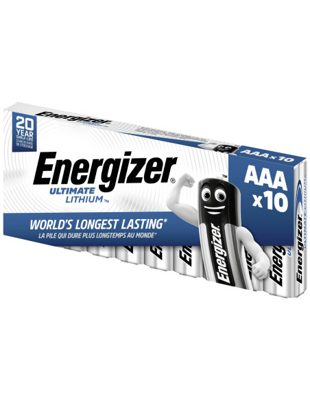 Bateria Energizer Aaa Micro Ultimate Lithium (10 Szt.)