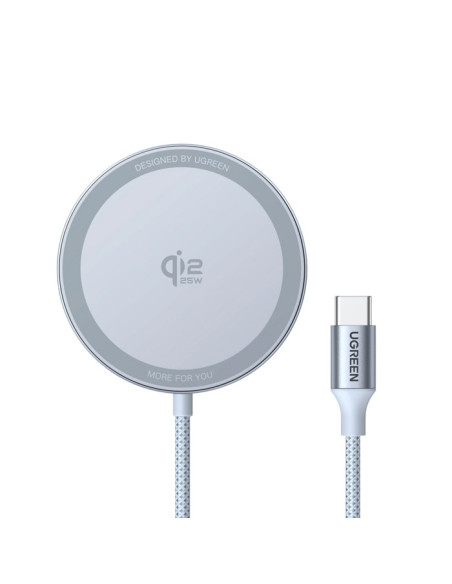 Ugreen Magflow Smartfon Szary Usb Bezprzewodowe Ładowanie Automatyczna