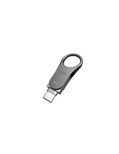 Silicon Power Mobile C80 Pamięć Usb 16 Gb Usb Type-A / Usb Type-C 3.0 (3.1 Gen 1) Tytan