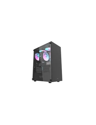 Darkflash Dk100 Czarny / Atx / Bez Wentylatorów / 3X Usb-A / Strona Przezroczysta / Bez Zasilacza