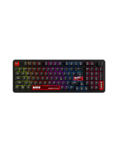 Marvo Mechaniczna Arma 98 Klawiatura Gaming Qwerty Uk Międzynarodowy Czarny