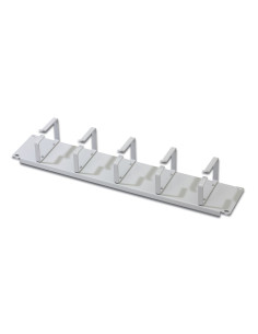 Organizator Kablowy 19" 2U, 5X Uchwyty Stalowe, 85X60 Mm, Szary