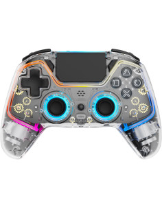 Deltaco Gaming Gam-169-T Kontroler Gier Przezroczysty Bluetooth/Usb Gamepad Android, Nintendo Switch, Pc, Playstation 4, Ios
