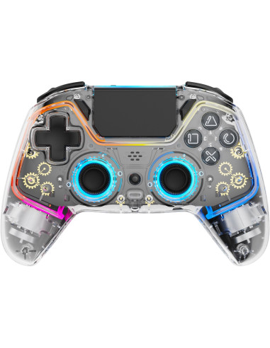 Deltaco Gaming Gam-169-T Kontroler Gier Przezroczysty Bluetooth/Usb Gamepad Android, Nintendo Switch, Pc, Playstation 4, Ios