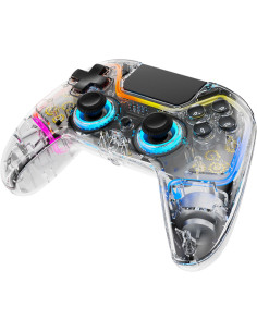 Deltaco Gaming Gam-169-T Kontroler Gier Przezroczysty Bluetooth/Usb Gamepad Android, Nintendo Switch, Pc, Playstation 4, Ios 2