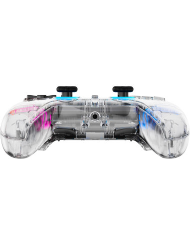 Deltaco Gaming Gam-169-T Kontroler Gier Przezroczysty Bluetooth/Usb Gamepad Android, Nintendo Switch, Pc, Playstation 4, Ios
