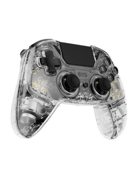 Deltaco Gaming Gam-169-T Kontroler Gier Przezroczysty Bluetooth/Usb Gamepad Android, Nintendo Switch, Pc, Playstation 4, Ios