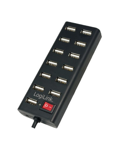 Logilink Ua0126 Huby I Koncentratory Usb 2.0 480 Mbit/S Czarny