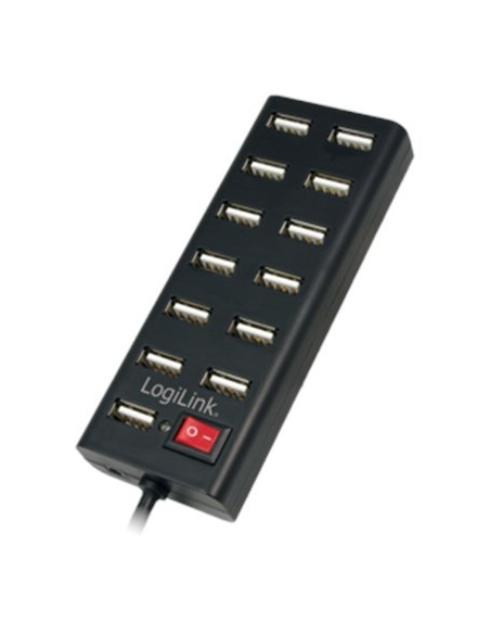 Logilink Ua0126 Huby I Koncentratory Usb 2.0 480 Mbit/S Czarny