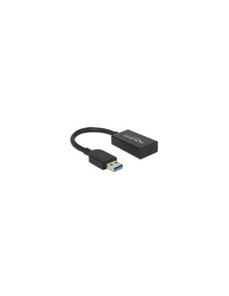 Delock 65698 Kabel Usb Usb 3.2 Gen 2 (3.1 Gen 2) 0,15 M Usb A Usb C 10 Gbit/S Czarny