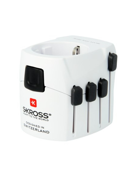 Skross Pro Adapter Wtyczek Zasilających Uniwersalne Biały