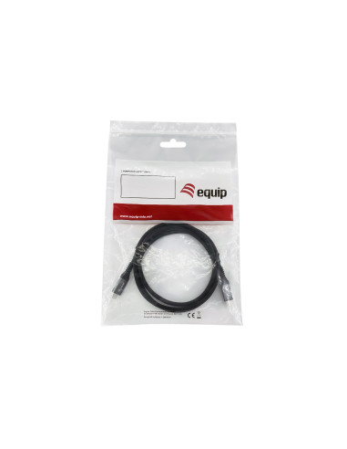 Equip 128381 Kabel Usb Usb4 Gen 3X2 1,2 M Usb C 40 Gbit/S 240 W Czarny