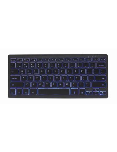 Gembird Kb-Btrgb-01-De Klawiatura Uniwersalne Bluetooth Qwertz Niemiecki Czarny