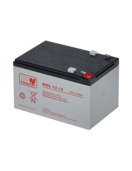 Akumulator 12V/12Ah-Mwl
