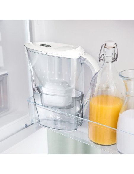 Brita Marella + 3 Maxtra Pro Pure Performance Dzbanek Z Filtrem Do Wody 2,4 L Przezroczysty, Szary