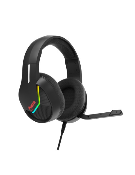 Marvo H8618 Zestaw Słuchawkowy Przewodowa Opaska Na Głowę Gaming Usb Typu-A Czarny