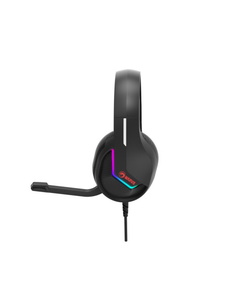 Marvo H8618 Zestaw Słuchawkowy Przewodowa Opaska Na Głowę Gaming Usb Typu-A Czarny