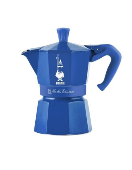 Kawiarka Na 3 Filiżanki Moka Express 5464 Bialetti Niebieska