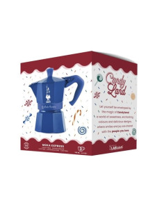Kawiarka Na 3 Filiżanki Moka Express 5464 Bialetti Niebieska 2