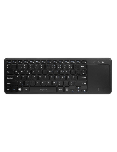 Logilink Id0188 Klawiatura Dom Rf Wireless Qwertz Czarny