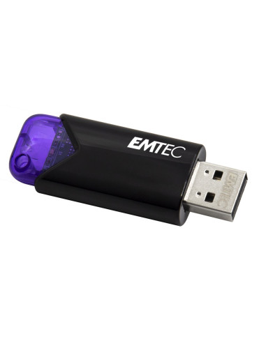Emtec Click Easy Pamięć Usb 128 Gb Usb Typu-A 3.2 Gen 1 (3.1 Gen 1) Czarny, Fioletowy