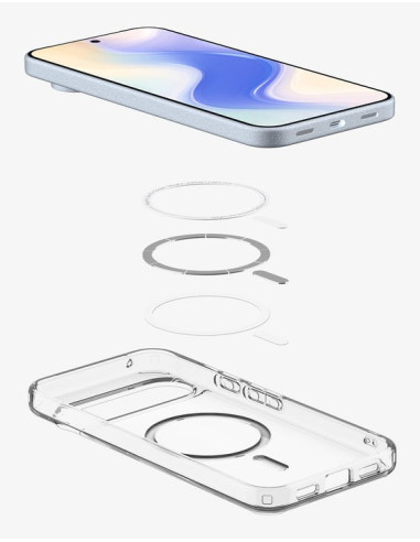 Spigen Acs09702 Pokrowiec Na Telefon Komórkowy 16 Cm (6.3") Przezroczysty, Biały