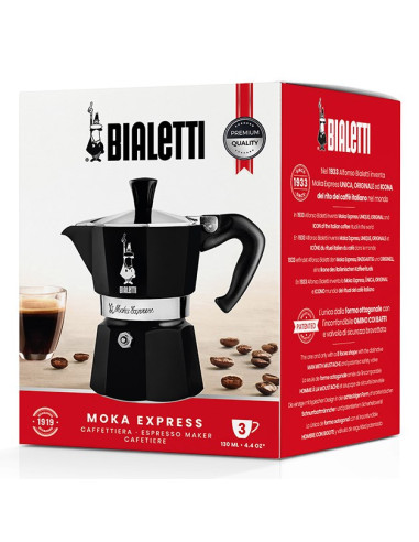 Bialetti Moka Exress Kawiarka Moka Czarny