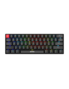 Marvo Scorpion Kg933G Saber 61 Wired Mechanical Rgb 60% Uk Layout Gaming Keyboard (Black) Klawiatura Qwerty Czarny