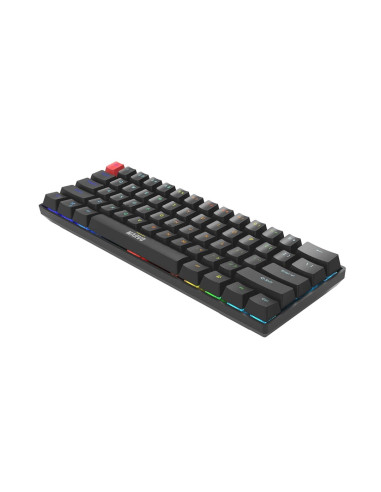 Marvo Scorpion Kg933G Saber 61 Wired Mechanical Rgb 60% Uk Layout Gaming Keyboard (Black) Klawiatura Qwerty Czarny