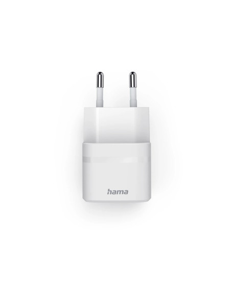 Hama 00201964 Ładowarka Do Urządzeń Przenośnych Smartfon, Tablet, Power Bank, Zestaw Słuchawkowy Biały Prąd Przemienny Szybkie Ł