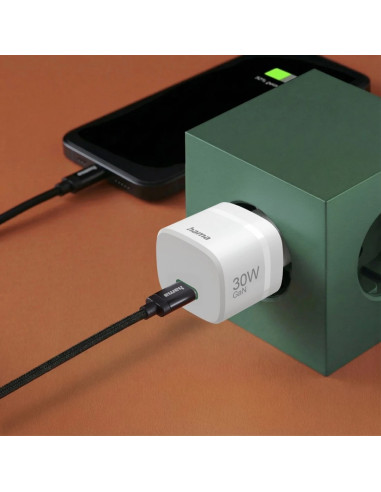 Hama 00201964 Ładowarka Do Urządzeń Przenośnych Smartfon, Tablet, Power Bank, Zestaw Słuchawkowy Biały Prąd Przemienny Szybkie Ł